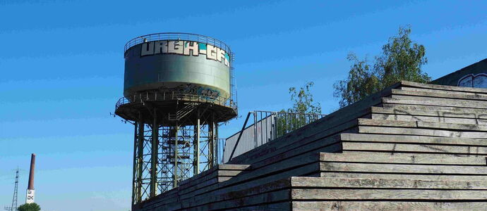 Den Rheinpark vor der Türe