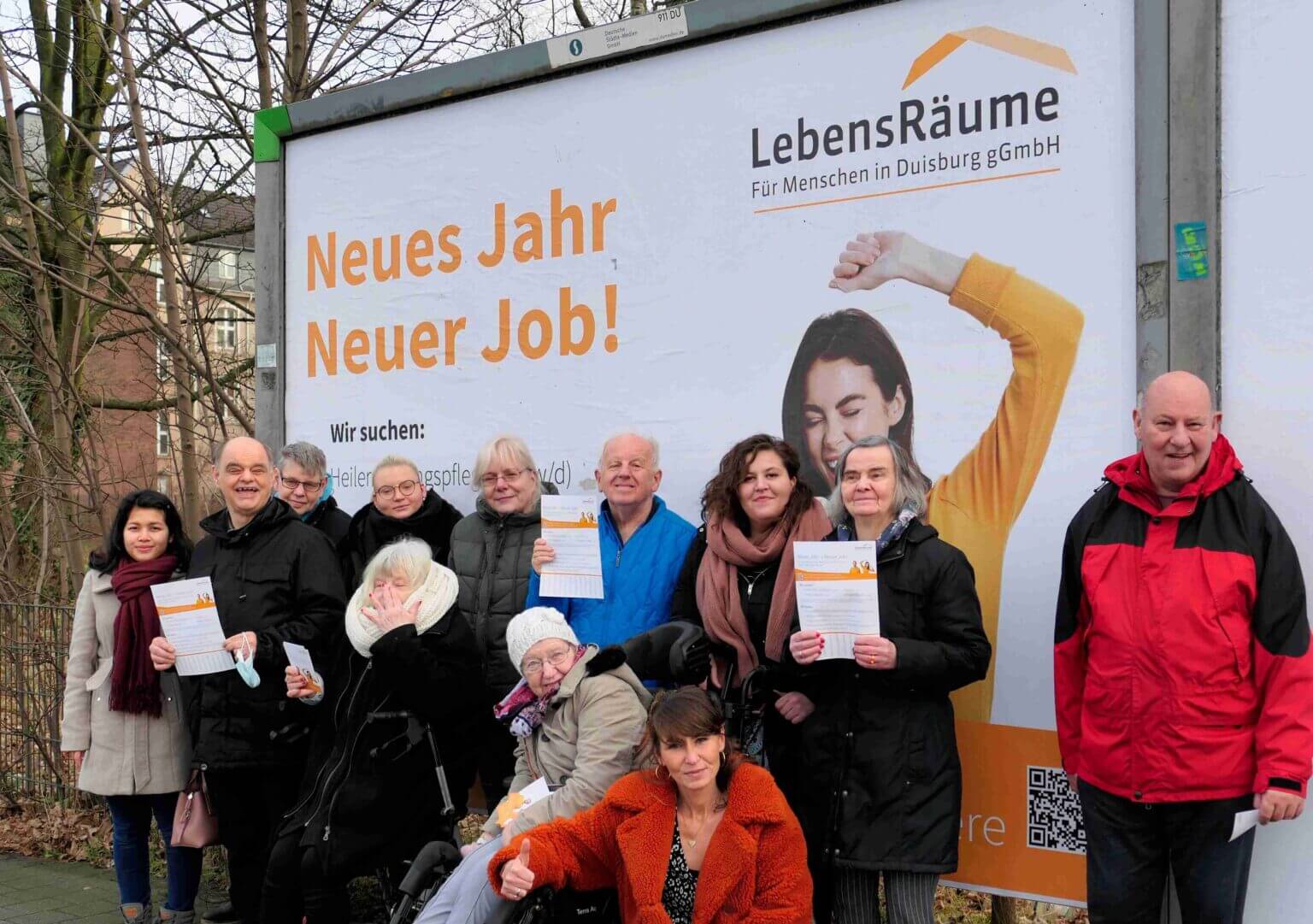 Auch unsere Bewohnerinnen und Bewohner sind bei Suche nach neuen Betreuungskräften engagiert